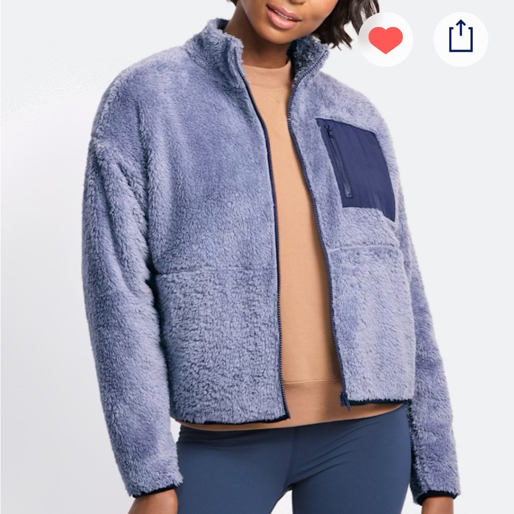 Cozy Blue Teddy Jacket